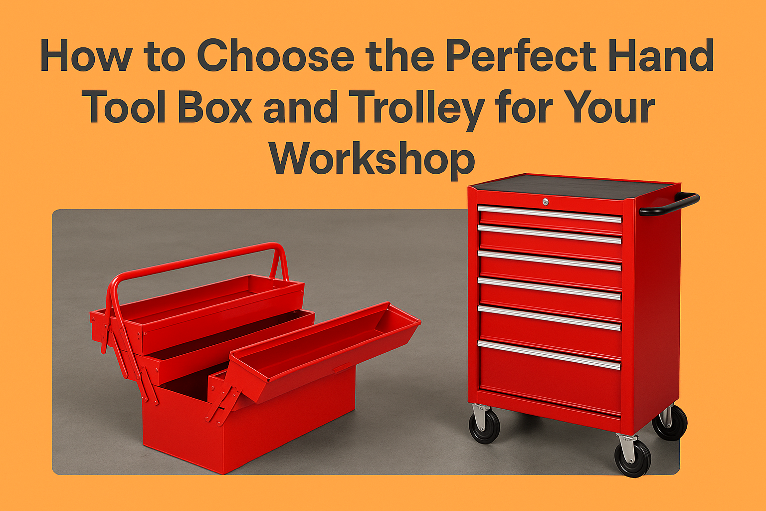Hand Tool Box and Trolley