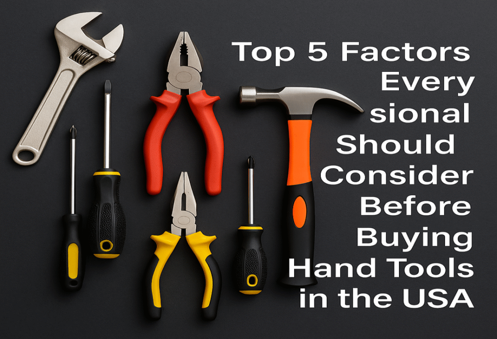 Top Factors for Buying Hand Tools