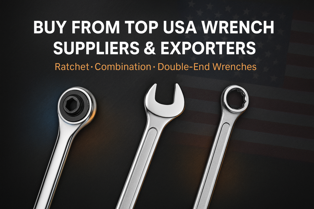 Introduction: Why Source Wrenches from the USA? If your business sells to mechanics, factories, construction firms, or DIY retailers, you already know how central wrenches are to day-to-day work. The challenge isn’t demand—it’s consistency: consistent quality, consistent pricing, consistent supply. That’s exactly why buyers around the world prefer to buy ratchet wrenches USA, partner with USA combination wrench suppliers, and place recurring orders with industrial wrenches suppliers USA. The American market combines high-grade metallurgy, tight tolerances, and transparent procurement practices, making it easier for importers, wholesalers, and distributors to scale without worrying about returns or reputational risk. This guide shows you, step by step, how to evaluate top ratchet wrench exporters, work with USA wrench importers, negotiate with wholesale tool suppliers USA, and ultimately buy wrenches in bulk USA with confidence. You’ll find checklists, comparison ideas, outreach templates, and practical logistics tips so you can move from research to purchase—without expensive detours. Know Your Product: Ratchet, Combination, and Double-End Wrenches Ratchet Wrenches Ratchet wrenches (often used with sockets) accelerate fastening and unfastening by allowing movement in one direction while holding torque in the other. This saves time in tight spaces and boosts technician productivity. When you buy ratchet wrenches USA, prioritize gear tooth count (higher counts allow smaller swing arcs), chrome vanadium or chrome molybdenum steel, and corrosion-resistant finishes. If you’re targeting automotive and maintenance markets, short-handle and flex-head variants expand your SKU breadth. Reputable wrench manufacturers USA will also provide torque data and life-cycle test results. Keywords naturally used: buy ratchet wrenches USA, top ratchet wrench exporters, wrench manufacturers USA. Combination Wrenches Combination wrenches pair a box end with an open end, covering two job types in one tool. They’re popular with technicians who need a reliable, affordable workhorse. When vetting USA combination wrench suppliers, check sizing accuracy, flank-drive geometry (to minimize fastener rounding), and the smoothness of the chrome plating. Offer metric and SAE sets, and consider packaging options for retail vs. industrial bulk. Keywords naturally used: USA combination wrench suppliers, buy wrenches in bulk USA. Double-End Wrenches Double-end (open-end) wrenches offer two different sizes on one body—great for assembly lines and field teams that need quick access to adjacent sizes. For double-end wrenches wholesalers USA, confirm hardness levels, jaw precision, and deburring quality (sharp edges create safety risks). Industrial buyers want predictable strength and a finish that resists grime and rust. Keywords naturally used: double-end wrenches wholesalers USA, industrial wrenches suppliers USA. Why U.S. Supply Partners Win on Total Cost (Not Just Unit Price) • Standards & Traceability: U.S. producers commonly align with ANSI/ASME and ISO standards. Traceability across heat treatment, coating, and batch codes helps you solve problems fast and protect brand trust. • Lower Hidden Costs: Fewer returns, fewer warranty claims, and less rework often offset slightly higher unit pricing. • Responsive After-Sales: Established wholesale tool suppliers USA provide documentation, spare parts, and warranty support that streamline your customer service. • Reputation for Reliability: As a distributor, your brand rides on your line card. “Made for the U.S. market” resonates with procurement teams who value durability and safety. Where to Find Trusted U.S. Suppliers and Exporters 1) Industrial Directories & Marketplaces Start with well-known procurement directories that list wrench manufacturers USA and vetted USA wrench importers. Look for profiles showing certifications, capacity, and export history. Many vendors publish downloadable spec sheets and test reports you can compare. 2) Trade Shows & Industry Events Shows focused on tools, fasteners, automotive service equipment, and industrial maintenance are efficient for shortlisting industrial wrenches suppliers USA. You meet decision-makers, feel product finishes firsthand, and request on-the-spot quotations for mixed pallets or full-container-load (FCL) deals. 3) Professional Networks LinkedIn (especially its advanced search) helps you reach sales managers and export heads at USA combination wrench suppliers and top ratchet wrench exporters. Engage with their posts, review case studies, and ask smart, specific questions about alloys, torque, and coating thickness—signals that you’re serious, not window shopping. 4) Shipment Intelligence Tools Platforms that show historical shipments and HS codes can validate a seller’s export activity. If a candidate claims to supply major distributors or OEMs, cross-check volumes, routes, and timelines. It’s a quick filter before you invest time and samples. Technical & Commercial Due Diligence: A Buyer’s Checklist Product & Quality • Steel Grade & Heat Treatment: Ask for mill certificates and typical hardness ranges (e.g., HRC values). • Finish: Nickel-chrome or black oxide? Request salt spray test results and coating thickness. • Dimensional Tolerance: Check fit on fasteners across your most common sizes. • Ratchet Mechanism (for ratchets): Tooth count, serviceability, and grease spec. • Samples: Always test multiple pieces from the same batch to spot variation. Factory & Capacity • Lead Times: Typical lead time for first order vs. repeat orders. • Customization: Laser etching, private label boxes, barcode/UPC options. • Compliance: OSHA safety practices, environmental certifications if you sell to enterprise accounts. Commercial & Risk • Pricing Structure: Tiered breaks at 1K / 5K / 10K units; full-set vs. loose price deltas. • Payment Terms: For first orders, many buyers use 30/70 (deposit/balance) or LC at sight. • Warranty & RMA: Written policy with clear timelines and who pays freight on returns. • References: Ask for references by region and segment (e.g., automotive, MRO, retail). MOQ, Packaging, and “Quiet Costs” That Impact Margin When you buy wrenches in bulk USA, a few small decisions protect your gross margin: • MOQ & Mixed SKUs: Negotiate mixed-size sets within one pallet to test demand without bloating inventory. • Retail vs. Industrial Packs: Retail clamshells and hanging cards look great but add cost and cubage. For B2B, sturdy bulk cartons reduce packaging waste and unit cost. • Carton Optimization: Confirm carton dimensions to maximize container utilization. A few millimeters matter over thousands of units. • Incoterms: EXW gives you control but more admin; CIF/DDP offer simplicity at a higher landed cost. Align with your logistics capability and cash flow. Quality Control & Logistics: Build a Repeatable Playbook • Golden Sample: Approve one sample unit and lock specs (photos, measurements, finish notes). All production must match this “golden” reference. • Pre-Shipment Inspection: Use a third-party inspector or your own checklist (visual defects, torque test, jaw fit, finish uniformity, labeling). • Documentation Pack: Packing list, commercial invoice, HS codes, certificate of origin, and any test reports requested by your customers. • After-Sales Loop: Track field returns by SKU and defect type. Share data with your supplier to prevent recurrence and justify future cost concessions. Mini Scenarios: Pick Your Path • Automotive Channel Distributor: Start with mid-range buy ratchet wrenches USA sets plus matching sockets. Offer combo bundles (ratchet + combination set) for upsell. • Industrial MRO Supplier: Prioritize heavy-duty double-end wrenches wholesalers USA with rough-use finishes and anti-slip geometries. • Retail/E-commerce: Choose polished combo sets from wrench manufacturers USA with premium packaging, lifetime warranty cards, and ready UPCs. Quick Comparison Table Feature / Buyer Need Ratchet Wrenches Combination Wrenches Double-End Wrenches Core Value Fast work in tight spaces Versatility, two tools in one Two adjacent sizes, rugged Best For Auto service, maintenance Technicians, DIY, light industrial Assembly lines, heavy industry Sourcing Focus top ratchet wrench exporters USA combination wrench suppliers double-end wrenches wholesalers USA ________________________________________ FAQs 1) Where can I buy ratchet wrenches in bulk in the USA? Look for top ratchet wrench exporters that publish specs, test data, and clear MOQs. Shortlist two or three, request samples, and run comparative tests before placing a blended first order. 2) How do I choose the best USA combination wrench suppliers? Check alloy and heat treatment, measure tolerance across sizes, and review salt-spray resistance for coatings. Choose partners that can label/brand sets for retail and provide replenishment within your reorder lead time. 3) Are double-end wrenches still popular for industrial buyers? Yes. Assembly and heavy-maintenance teams still prefer sturdy double-end sets. Partner with industrial wrenches suppliers USA who guarantee consistent hardness and jaw accuracy. 4) What payment terms are typical for first orders? New relationships often start with LC at sight or a deposit/balance model. Once performance is proven, many buyers negotiate better terms with wholesale tool suppliers USA. 5) Should I source from USA wrench importers or directly from manufacturers? Both models work. USA wrench importers can offer mixed brands and faster availability; direct wrench manufacturers USA offer deeper customization and potentially sharper pricing on volume. 6) What’s the safest way to manage warranty and returns? Get the RMA policy in writing, keep a defect log by SKU, and agree in advance on credit notes vs. replacements. Solid after-sales is a hallmark of reliable wholesale tool suppliers USA. Conclusion: Turn Sourcing into a Repeatable Advantage Winning in tools is about reliability as much as price. When you buy wrenches in bulk USA from vetted partners—mixing USA combination wrench suppliers, top ratchet wrench exporters, and double-end wrenches wholesalers USA—you build a product line that technicians trust and your brand can stand behind. Create a procurement playbook: shortlist, sample, test, negotiate, inspect, and iterate. With each cycle, your landed costs fall, your defect rate shrinks, and your margins stabilize. That’s how smart distributors turn sourcing into a durable competitive edge—and why the best in class keep coming back to the U.S. market for hand tools.