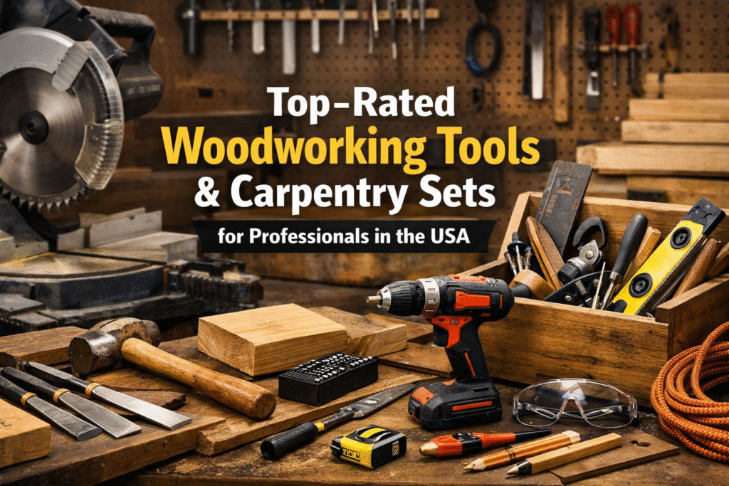 Top-Rated Woodworking Tools & Carpentry Sets for Professionals in the USA